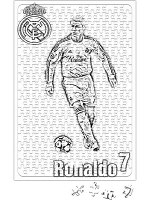 Baskı Dükkanı Cristiano Ronaldo Puzzle 240 Parça Yapboz