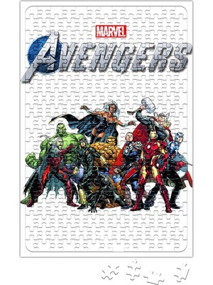 Baskı Dükkanı Marvel Avengers Puzzle 240 Parça Yapboz