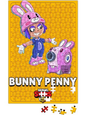 Baskı Dükkanı Brawl Stars Bunny Penny Puzzle 240 Parça Yapboz