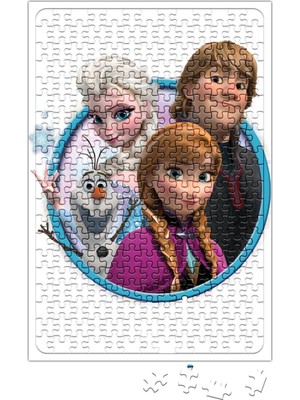 Baskı Dükkanı Disney Frozen Look And Find Olaf Elsa Anna Puzzle