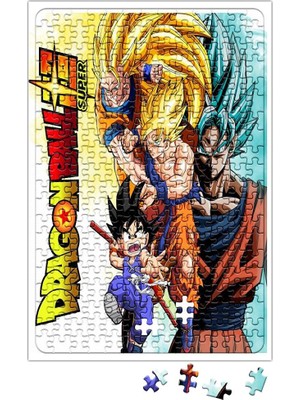 Baskı Dükkanı Goku Blue Puzzle 240 Parça Yapboz