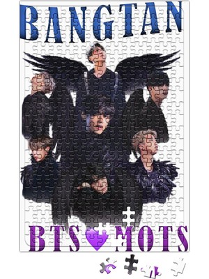 Baskı Dükkanı Bts Mots Bangtan Puzzle 240 Parça Yapboz