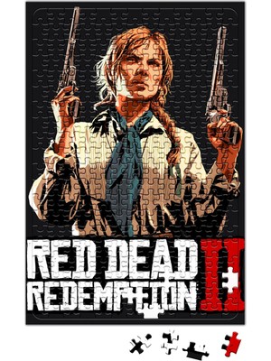 Baskı Dükkanı Red Dead Redemption 2 Sadie Adler Puzzle 240 Parça Yapboz