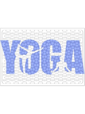 Baskı Dükkanı Yoga Logo Puzzle 240 Parça Yapboz