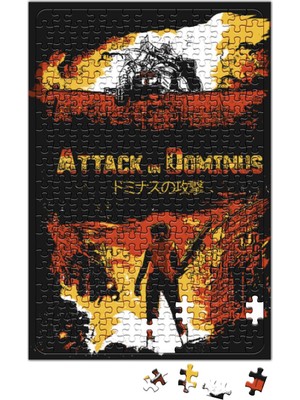 Baskı Dükkanı Attack On Titan Attack On Dominus Puzzle 240 Parça Yapboz