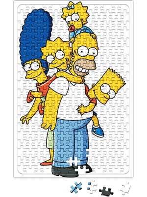Baskı Dükkanı Familia Simpsons Puzzle 240 Parça Yapboz
