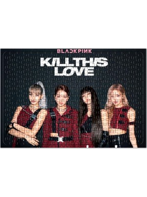 Baskı Dükkanı Kill This Love Blackpink Puzzle 240 Parça Yapboz