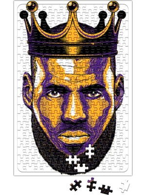 Baskı Dükkanı Lebron James The King Puzzle 240 Parça Yapboz