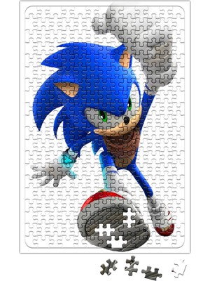 Baskı Dükkanı Sonic Puzzle 240 Parça Yapboz