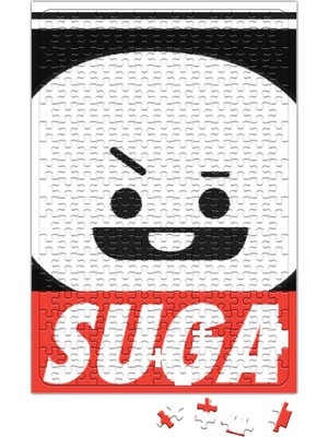 Baskı Dükkanı BT21 Suga Bts Puzzle 240 Parça Yapboz