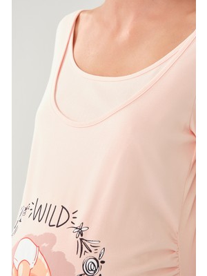 Dagi Pembe Hamile T-Shirt