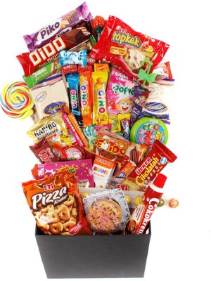 Nostaljik Lezzetler Sevgililer Günü Nostaljik Özel Hediye Kutusu Büyük Boy