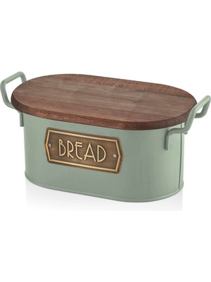 The Mia Ekmek Saklama Kabı - Mint Yeşili