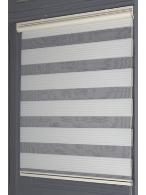 Clarıss Home Pliseli Beyaz Zebra Stor Perde