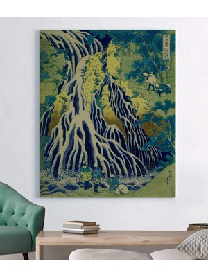 MonoStella Hokusai K. Kanvas Tablo Kirifuri Şelalesi Kanvas Tablo