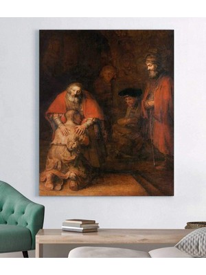 MonoStella Rembrandt Müsrif Oğul'un Dönüşü Kanvas Tablo