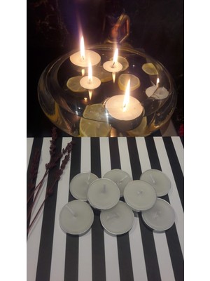 İv Candles Tealight Beyaz Standard 24 Adet Teneke Mum