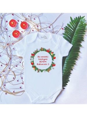 Limon Bebek Baskılı Baba Pamuklu Çıtçıtlı Body Zıbın