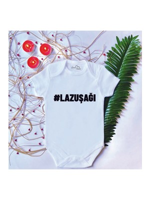 Limon Bebek Baskılı Laz Uşağı Pamuklu Çıtçıtlı Body Zıbın