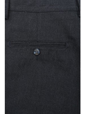 Jakamen Lacivert Regular Fit Yan Cepli Erkek Spor Pantolon