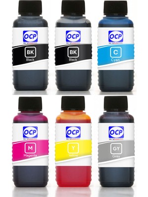 Ocp Canon Pixma TS8050 Yazıcı Uyumlu Kartuş Mürekkebi 100ML Mürekkep Seti