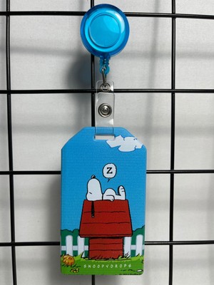 Hediyebum Snoopy Dog Uyuyor Dik Yaka Kart Kılıfı