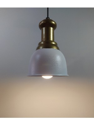 Riolight  Retro Tekli Metal Sarkıt Avize Şapka Çapı: 14CM