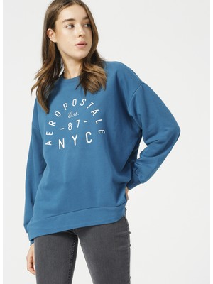 Aeropostale Sweatshirt Petrol