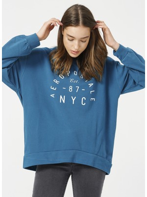 Aeropostale Sweatshirt Petrol