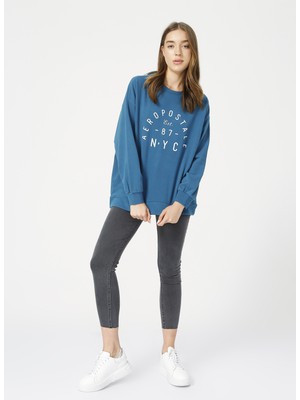 Aeropostale Sweatshirt Petrol