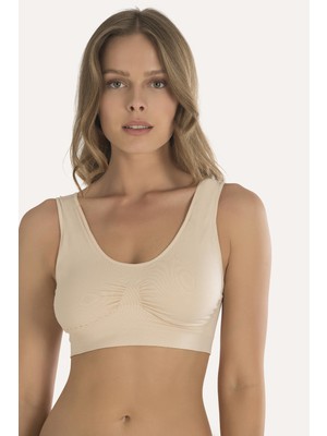 Nbb -  Ten Rengi Seamless Yarım Büstiyer