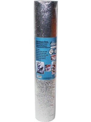 Delux Çok Amaçlı Raf Örtüsü 4m x 45 cm Metalize Delux