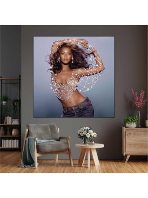 SML Tablo Beyonce Amerikan Musıc Beyoncé Nü Dans Dance Kanvas Tablo