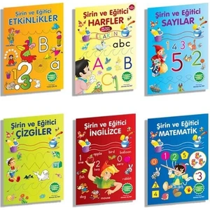 Şirin ve Eğitici Etkinlikler Seti - 6 Kitap Takım