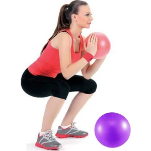 Delux 20 cm Mor Pilates Topu Jimnastik Yoga Plates Egzersiz Topu Mor