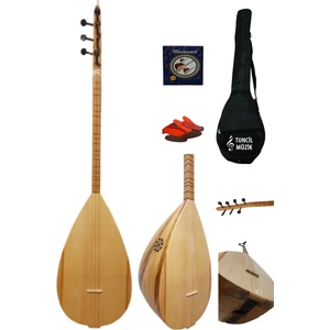 Lore Kısa Sap Bağlama Saz Midi Set Su Geçirmez Kılıf + Yedek Tel + MızrapÇift Ses Çıkışlı Başlangıç Seti