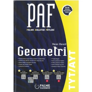 Palme Yayıncılık TYT-AYT Geometri Anlatımlı Föyleri