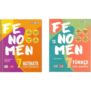 Gama Yayınları Fenomen 7. Sınıf Matematik-Türkçe Soru Bankası Seti