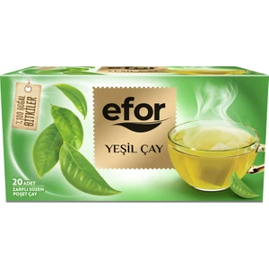 Efor Çay Efor Sade Yeşil Bardak Poşet Yeşil Çay - 20'li