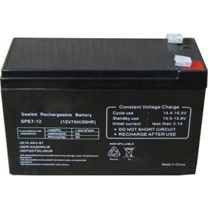 Pilsan Çocuk Araç Oyuncak Uyumlu 12 Volt 7 Amper Bakımsız Kuru Akü 12V 7A Akü 12V 7AH 20HR