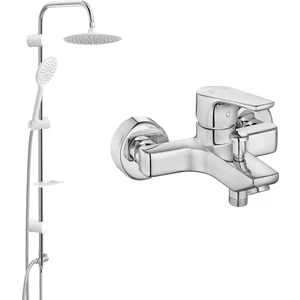 Eca Niobe Banyo Bataryası ve Valtemo Slim White Robot Duş Takımı 2li Set