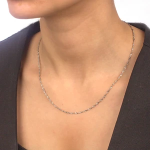 Miavi Silver 925 Ayar Gümüş Singapur Zincir Kolye 