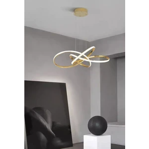 A Modern Sarkıt Power LED Avize Concept Ürün Gold Sarı Ledli Avize Burenze3