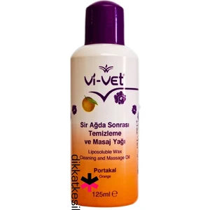 2 Adet Vivet Sir Ağda Sonrası Temizleme ve Masaj Yağı 125 ml Portakal