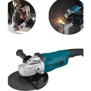 Forces Power  180 mm 4000W  Bakır Sargı Komple Otomatik Metal  Şanzıman Taşlama ve Kesme Makinesi