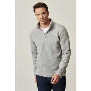 Altınyıldız Classics Anti-pilling Tüylenme Yapmayan Standart Fit Bato Yaka Soğuk Geçirmez Polar Sweatshirt