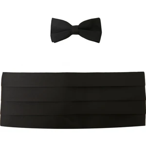 ALTINYILDIZ CLASSICS Erkek Siyah Papyon-kuşak Seti