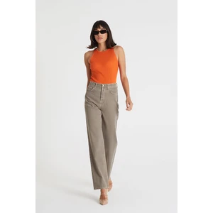 Cross Jeans Diana Vizon Yüksek Bel Dad Straight Fit Jean Pantolon C 4517-033