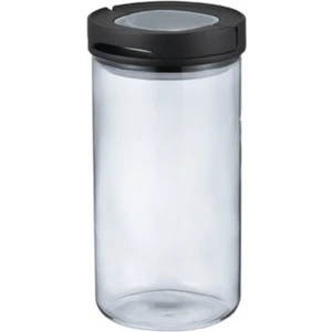 Kahve Saklama Kabı Siyah 1000 ml.