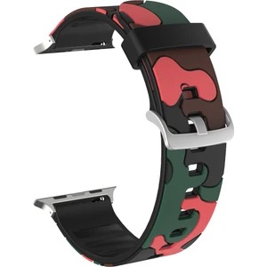 Apple Watch Uyumlu 38-40MM KRD24 Kamuflaj Kordon